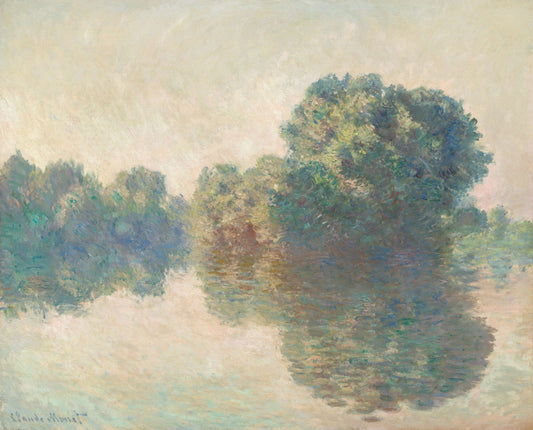The Seine at Giverny, Oil Painting, 1897, by Claude Monet