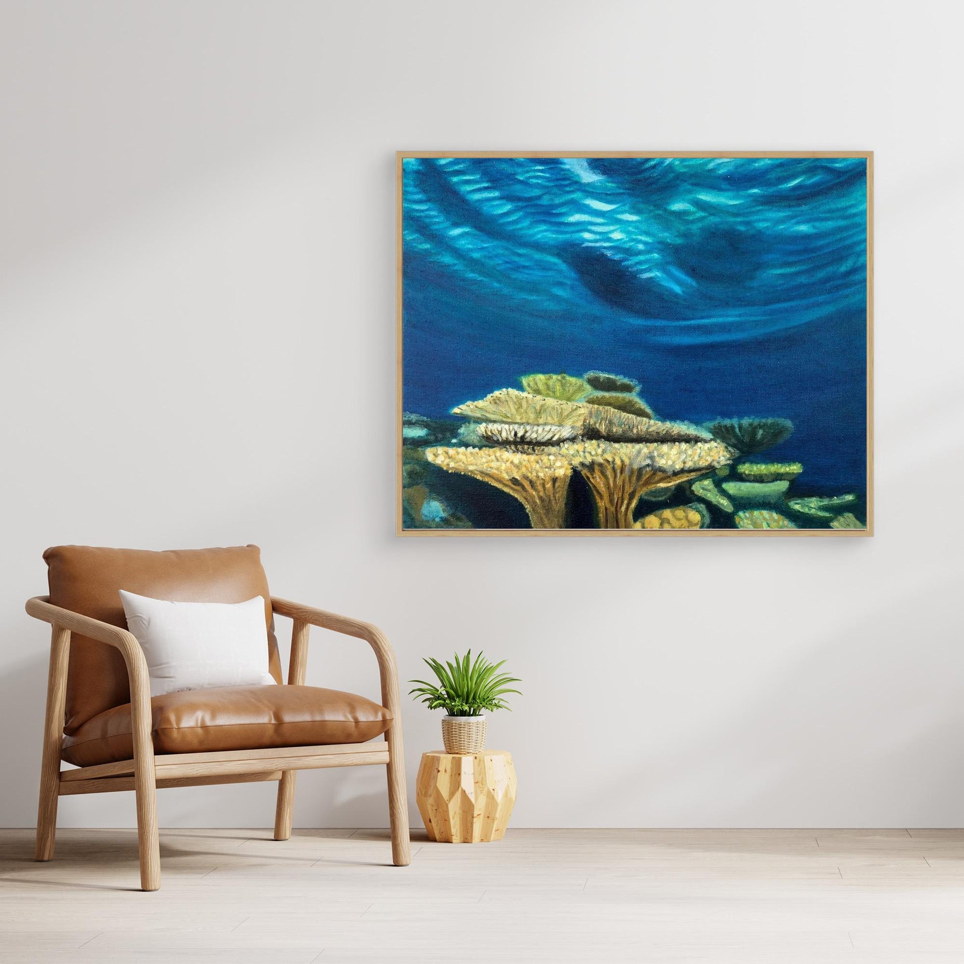Pacific Light Coral Heads I Canvas Art Print