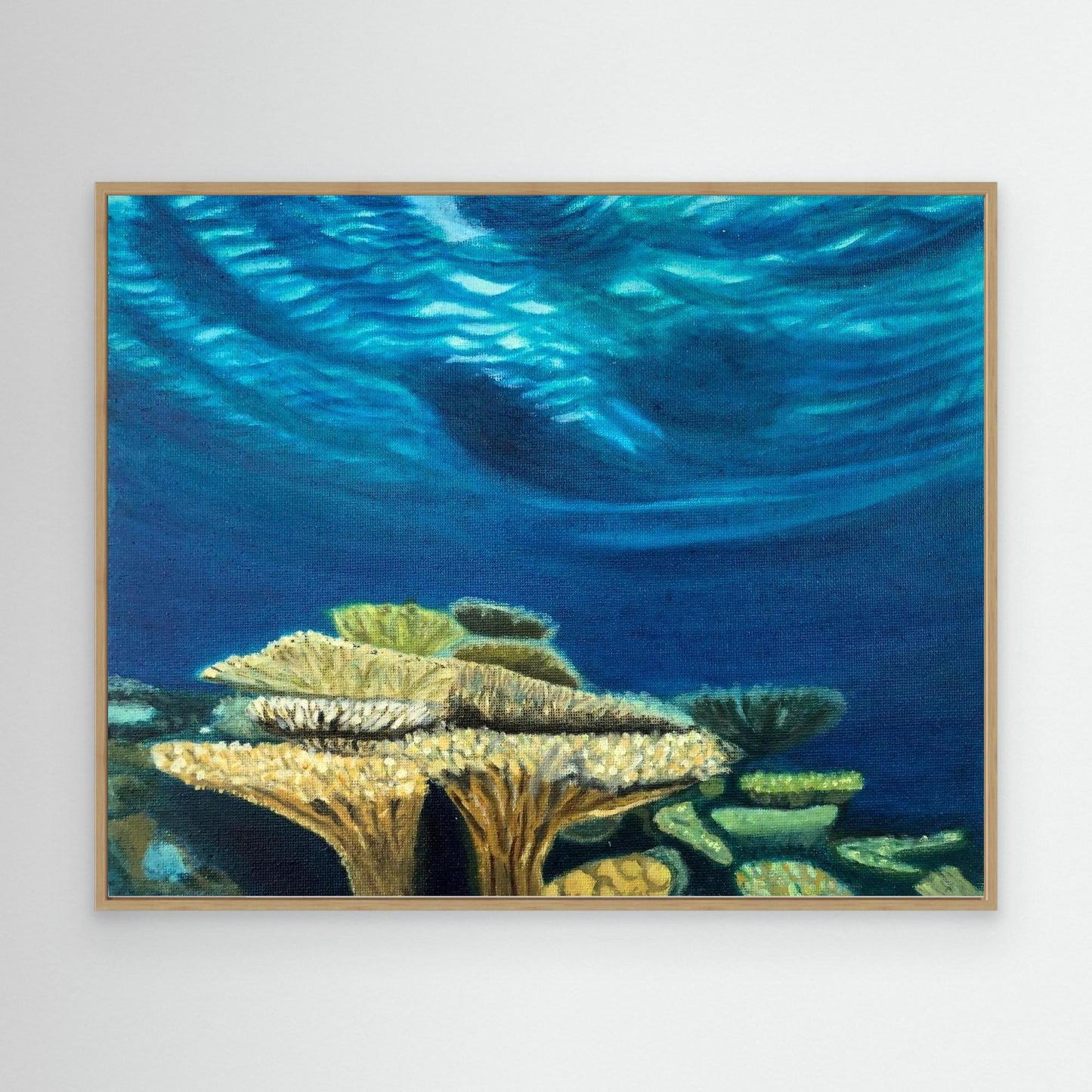 Pacific Light Coral Heads I Canvas Art Print