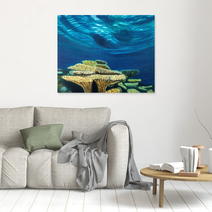 Pacific Light Coral Heads I Canvas Art Print